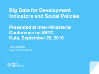 Big Data for Development Indicators and Social Policies