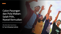 Calon Pasangan dan Pola Makan: Salah Pilih, Nyesel Kemudian