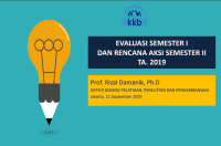 EVALUASI SEMESTER I
DAN RENCANA AKSI SEMESTER II TA. 2019