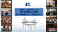 KEBIJAKAN SISTEM PENCATATAN DAN PELAPORAN 2018 DAN 2019