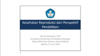 Kesehatan Reproduksi dari Perspektif Pendidikan