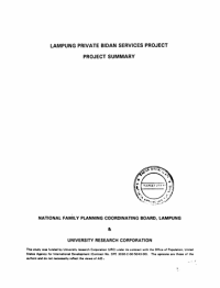 Lampung Private Bidan Services Project