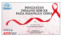 Penguatan Demand Side KB pada Pasangan ODHA