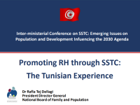 Promoting RH through SSTC: The Tunisian Experience