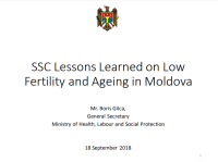 SSC Lessons Learned on Low Fertility and Ageing in Moldova