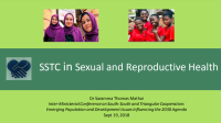 SSTC in Sexual and Reproductive Health