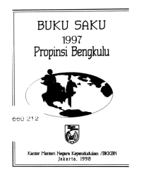 Buku Saku  1997  Propinsi  Bengkulu