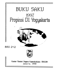 Buku Saku 1997 Propinsi DI Yogyakarta