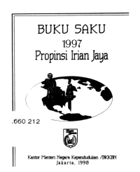 Buku Saku  1997  Propinsi  Irian  Jaya