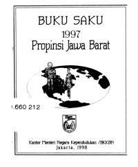 Buku Saku  1997 Propinsi Jawa Barat