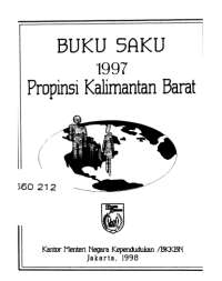 Buku Saku  1997  Propinsi  Kalimantan  Barat