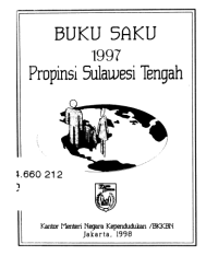 Buku Saku  1997  Propinsi  Sulawesi  Tengah