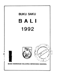 BUKU SAKU BALI 1992