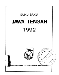 BUKU SAKU JAWA TENGAH 1992