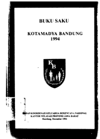 Buku Saku Kabupaten Bandung 1994