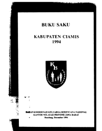 Buku Saku Kabupaten Ciamis 1994