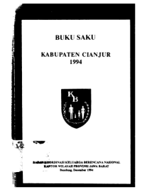 Buku Saku Kabupaten Cianjur 1994