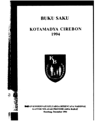 Buku Saku Kabupaten Cirebon 1994