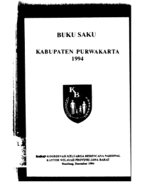 Buku Saku Kabupaten Purwakarta 1994