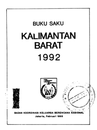 BUKU SAKU KALIMANTAN BARAT 1992