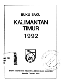 Buku Saku Kalimantan Timur 1992