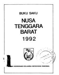 BUKU SAKU NUSA TENGGARA BARAT 1992