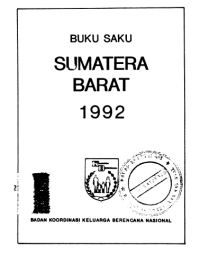 BUKU SAKU SUMATERA BARAT 1992