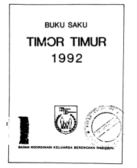 Buku Saku Timor Timur 1992