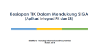 KESIAPAN TIK DALAM MENDUKUNG SIGA