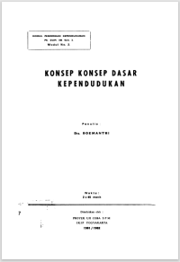 Konsep Konsep Dasar Kependudukan