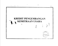 Kredit Pengembangan Kemitraan Usaha