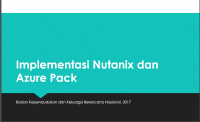 Materi Seminar NUTANIX : Implementasi Nutanix danAzure Pack