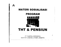 Materi Sosialisasi Program THT & Pensiun