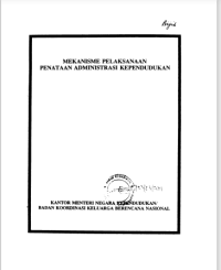 Mekanisme Pelaksanaan Penataan Administrasi Kependudukan