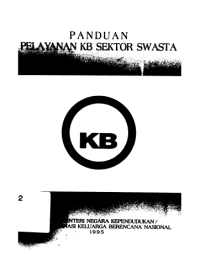 Panduan Pelayanan KB Sektor Swasta