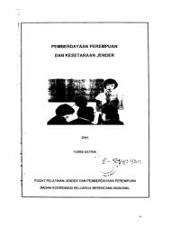 Pemberdayaan Perempuan Dan Kesetaraan Jender