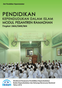 Pendidikan Kependudukan Dalam islam Modul Pesantren Ramadhan Tingkat SMA/SMK/MA