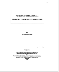 Penelitian Operasional: Peningkatan Mutu Pelayanan KB