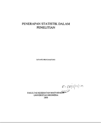 Penerapan Stastistik Dalam Penelitian