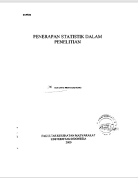 Penerapan Statistik Dalam Penelitian