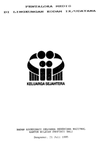 Pentaloka Medis di Lingkungan Kodam IX/Udayana