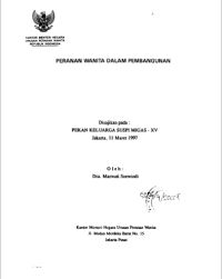 Peranan Wanita Dalam Pembangunan