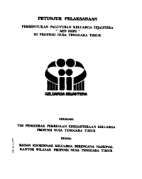 Petunjuk Pelaksanaan Pembentukan Paguyuban Keluarga Sejahtera 