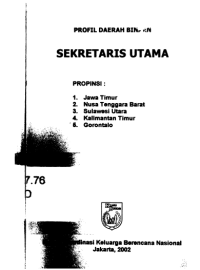 Profil Daerah Binaan Sekretaris Utama