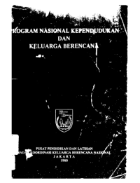 Program nasional kependudukan dan keluarga berencana