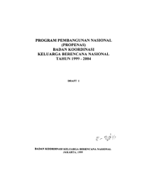 Program Pembangunan Nasional (Propenas)