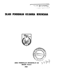 Silabi Pendidikan Keluarga Berencana