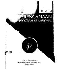 Sub sistem Perencanaan Program KB Nasional