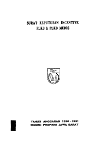 Surat Keputusan Incentive PLKB & PLKB Medis