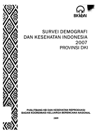 Survei Demografi dan Kesehatan Indonesia 2007 Provinsi  DKI Jakarta